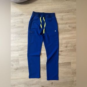 FIGS straight scrub pants galaxy blue